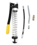 6000 PSI Grease Gun With Transparent Tube For Automotive Industrial And Agricultural Equipment Heavy Duty Lubrication Tool