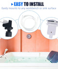 16A On Off Push Button Switch For Whirlpool Jets Bath Tub Spa Air Switch Replacement Black Easy Install