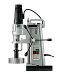 Heavy Duty Magnetic Drill Press With Killer 3600 Watt Torque And Dual Speed Gearbox Portable 8 Inch Annular Cutter, front view.
