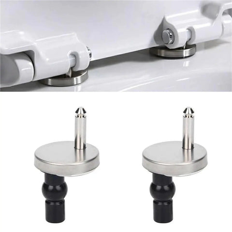 Toilet Seat Hinges 6 Pack Top Fix Soft Release Quick Fit Replacement No Fuss For Most Toilets Universal Compatibility