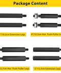 Heavy Duty 5 Ton Bearing Puller Set, 14 Piece Separator Kit With 2 Inch And 3 Inch Bearing Splitters components