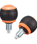 M16 Pull Pin Spring Knob For Home Fitness Equipment Height Adjustment Replacement Parts Black Orange 2 Pack