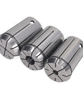 Premium 3Pcs OZ25 Spring Steel Collet Chuck Set For Milling Machine And Cnc Lathe With Full Length Slit Design. Sizes 1/8, 1/4, 1/2 inch.