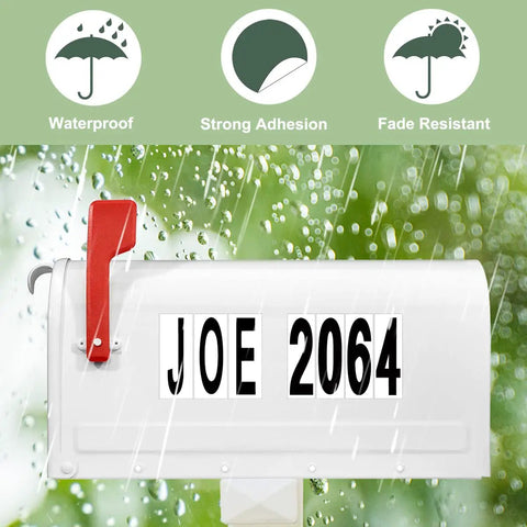 3 Inch Vinyl Self Adhesive Address Numbers And Letters For House Doors And Signs White 12 Sheets 0 To 9 And A To Z Stick On Mailbox