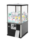 Kickass Heavy Duty Coin Vending Machine For Big Capsules, built like a tank, showing clear display and colorful capsule toys.