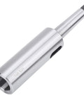 Taper drill sleeve adapter MT3 to MT4, steel lengthened reduction sleeve, silver