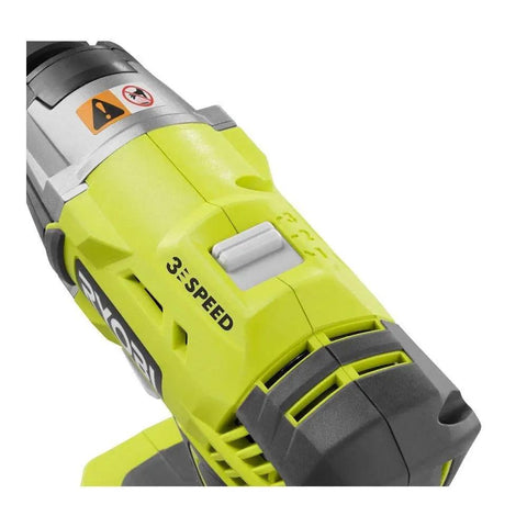 Close-up of 18V Cordless Impact Wrench Kit With Half Inch Drive Three Speed 300 Ft Lbs Torque Up To 3200 IPM Dual Chemistry Charger Bundle