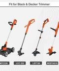 Black Decker trimmer models MTC220, LCC222, LST136, BESTA510 for use with Three Pack AF-100 Weed Eater String Replacement Line