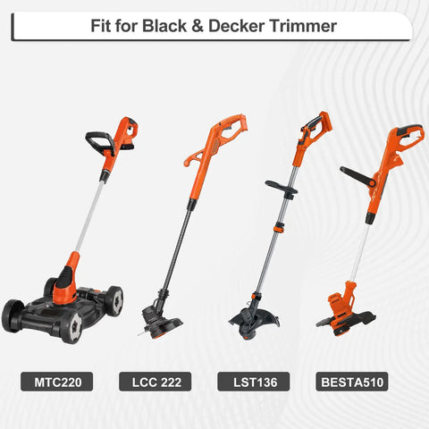 Black Decker trimmer models MTC220, LCC222, LST136, BESTA510 for use with Three Pack AF-100 Weed Eater String Replacement Line