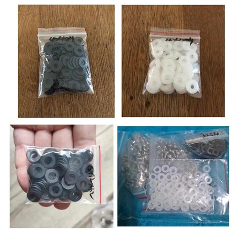 Snag These Dead Nuts Tight Nylon Washers M8 Flats And Black Plastic Gasket Rings For Screws Locks Your Gear Down Solid With Kickass Insulation Value In A Bulk Pack Of 100 Pieces