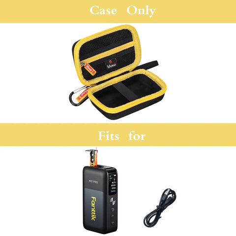 Rugged EVA Hard Case For A10 Apex And A10 Pro Digital Laser Tape Measure, Shockproof With Mesh Pocket, Dustproof Travel Organizer Bag For Tools And Accessories, open case