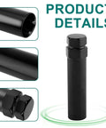 Six Spline Lug Nut Socket With Wheel Lock Key Removal Tool Pro Grade Replacement For Aftermarket Six Spline Lug Nuts black steel