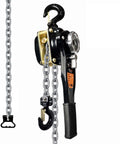 1 Ton Chain Hoist With 10 Foot Lift Manual Lever Chain Hoist G80 Chain Manganese Steel Heavy Duty Hooks For Open Air And Confined Space Lifting