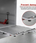 4 Pack 2.5 Inch Round Rubber Trailer Ramp Door Bumpers With Screw Kits And Reflective Strip on ramp preventing damage
