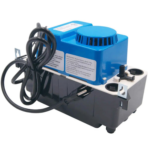 HVAC Condensate Pump With Alarm 1/10 HP 115V For Air Conditioners Furnaces Boilers Ice Machines Drinking Fountains And Coolers