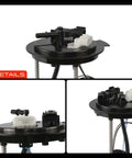 Close-up view of Reliable Electric Fuel Pump Module Assembly with Pressure Sensor for Cadillac DTS Buick Lucerne 09 11 detailing connectors.
