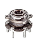 Front view of Front Hub Bearing Assembly for Kia Borrego 2009-2011 6 Lug Without ABS Bolt On Direct Fit 512415 30 Spline Ball Bearing