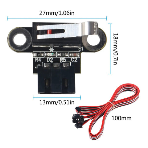8 Pack Endstop Mechanical Limit Switches With 1 Meter 3 Pin Cables For 3018 ProVer 3018 MX3 Mach3 3D Printer Parts Upgrade