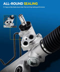 Close-up of rack and pinion replacement for 2006-2012 Colorado Canyon and 2006 Isuzu I Series 4WD with hydraulic power direct fit