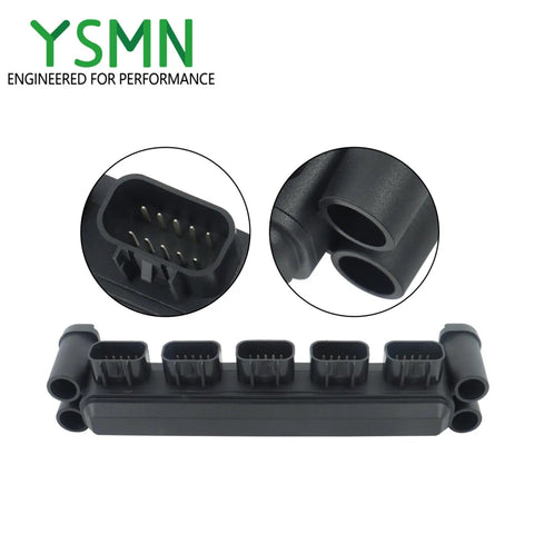 Hassle Free SmartCraft Junction Module Replacement For Mercruiser Outboards 5 Port Stackable Marine Electrical Panel.