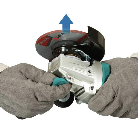 Pro Grade Cordless Angle Grinder Featuring Brushless Motor And Rapid Disc Swap System built heavy duty for quick disc changes.