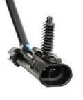 Close-up view of a black plastic automotive component with screw, resembling part of a front wheel bearing hub assembly kit.