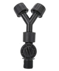 Dual outlet Atomization Precision Sprayer Nozzle For Water Saving Irrigation And Spraying 0.7 Inch Thread Quick Connect Durable Plastic