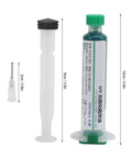 Liquid Solder Paste For Electronics, Solder Mask Ink Flux Paste With UV Light Curing, Needle and Pusher for PCB Repair
