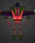 Totally Tubular Buzz Lightyear Interactive Talking Action Figure Featuring Eleven Authentic Voice Lines And Rad Wing Deployment With Pulsing Laser Beam, with animated wings and glowing lights.