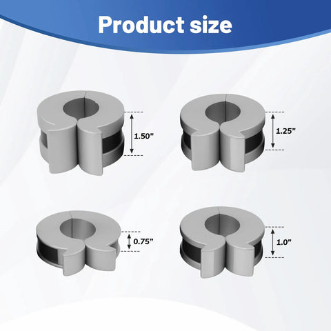 Hydraulic Cylinder Stroke Control Kit With Thumb Tabs, Fits Shaft Sizes 1-1/8 To 1-1/2 Inches, size options 0.75 to 1.5 inches