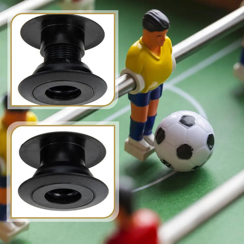 10 Pairs Universal Foosball Rod Bearings Five Eighths Inch 16 Millimeter Plastic Board Bearings Table Football Bushings For Low Friction Smooth Rod Action Pro Style Play And Easy Replacement Accessories on foosball table