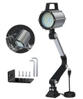 Led Lathe And Drill Press Work Light With Flexible Arm Waterproof 18W Heavy Duty LED Light with mounting hardware