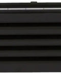 Replacement Microwave Vent Grill WB07X11009 Black For GE Ovens front view, durable, easy install, genuine part, boosts venting.