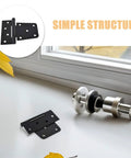 Simple structure of Beefy Heavy Duty Shed Hinges For Barn Doors And Fence Gates Five Pack