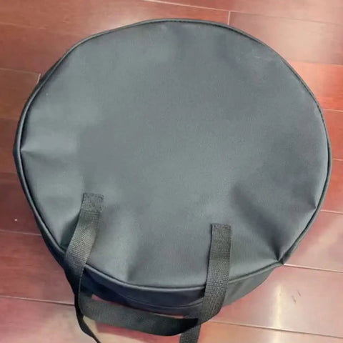 Heavy Duty Round Cable Organizer Bag That Keeps Your Cords Fully Sorted And Tangle Free, 16-inch waterproof design with dual handles.