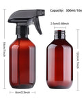 Two Pack 10 Oz Water Spray Bottles BPA Free Refillable With Fine Mist Adjustable Nozzle For Hair Cooking Cleaning Plant Care
