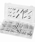 Vistreck 200pcs Heavy Duty Carbon Steel Compression And Extension Springs Assortment Kit In 20 Sizes With Organizer Box For Toys Crafts And Home Appliances Fix It Fast. open organizer box with assorted springs