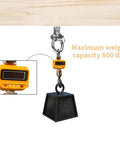 Beefy Heavy Duty Swing Hangers With Quiet Bearings holding 800 lbs, part of 180 Degree Swing Hardware, demonstrating weight capacity