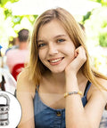 Rock Your Custom Jewelry With This Ultimate 270 Piece Silver Alloy Crafting Kit Featuring 9 Styles Cord End Caps Lobster Clasps Jump Rings And Crimp Beads For Stunning Bracelet Necklace Paracord DIY Creations That Go Viral Anywhere., silver cord end cap shown on bracelet image