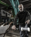 Man using Dead Blow Mallet With Non-Rebounding Action, 60mm Head, 3.9 Lb Weight, Break-Proof Steel Handle for precision assembly in workshop