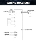 Wiring diagram for VFD Inverter 220V AC Single-Phase To Three-Phase Variable Frequency Drive 4.4 kW Speed Controller