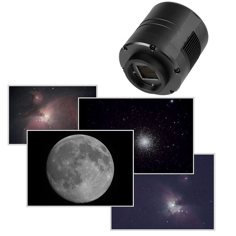 Cooled Telescope Camera With 11.7 MP USB 3.0 IMX294 Back Illuminated Sensor displaying astrophotography results