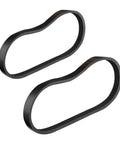 Top Tier Badass Engineered Rubber Drill Press Drive Belt Set Of Two Ribbed Poly V Replacement Belt Fits Precision Laser Drill Presses, black rubber.