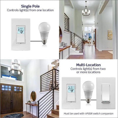 Programmable And Astronomical Timer Switch For Lights And Motor Loads With Neutral Wire Required Single Pole Or Three Way