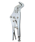 Heavy Duty Parrot Nose Locking Pliers For Welding Grip Clamping Pipes And Bolts With Adjustable Serrated Jaws For Vehicle Body Repair And Shop Maintenance Hand Tool Workhorse, 8.27 inch steel pliers with serrated jaws.