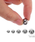Stainless Steel Bearing Balls Set, 580-Piece Assortment 1.0mm To 10.0mm, Portable Precision For Mechanical And Industrial Use, Built Tough For Skateboard Bearings, RC Toys, And Machinery, 1cm ball size shown