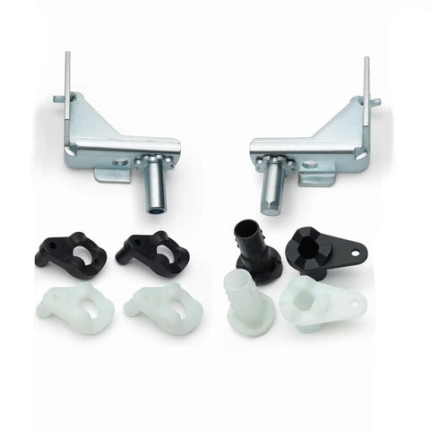 Refrigerator Door Hinge Kit Replacement For Left And Right Doors Includes Hinges Closers And Hinge Bearings Ultra Durable Quiet Operation Fits Frigidaire Electrolux Kenmore Models