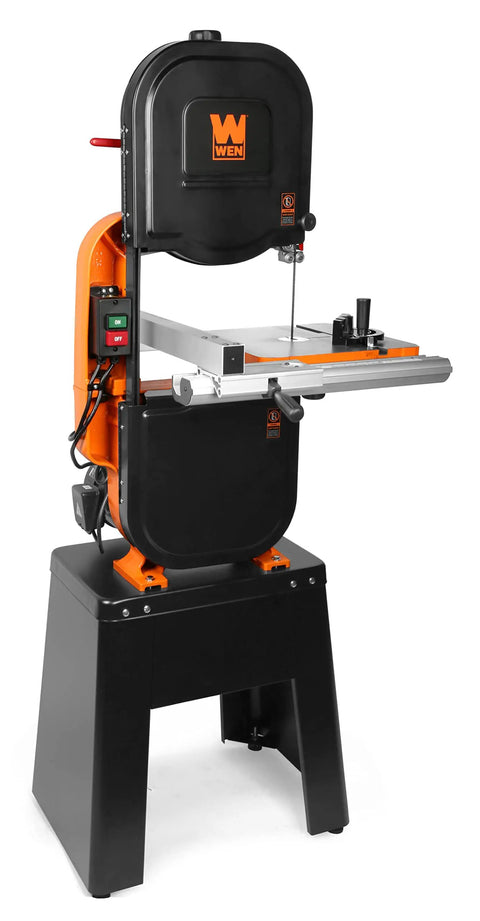 Industrial 14-Inch Band Saw With 1 HP Dual Voltage 120V And 240V And Two Speed, 11-Amp Motor, Quick-Release Blade Tension