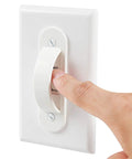 Wall Switch Guard Plate Covers 2 Pack White Child Safety Shield for Standard Toggle Switches Keeps Lights On Or Off Prevents Accidental Flips No Hassle Install Protects Smart Lights And Circuits Screws Not Included