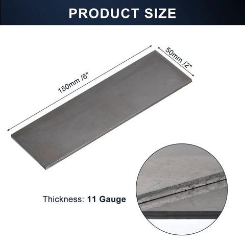 2x6 Inch Mild Steel Welding Plate Kit For MIG TIG ARC Gas Stick Practice And Training In 11 Gauge Pro Grade Durable Steel Plates Pack Of 6 For Welding Students And Hobbyists